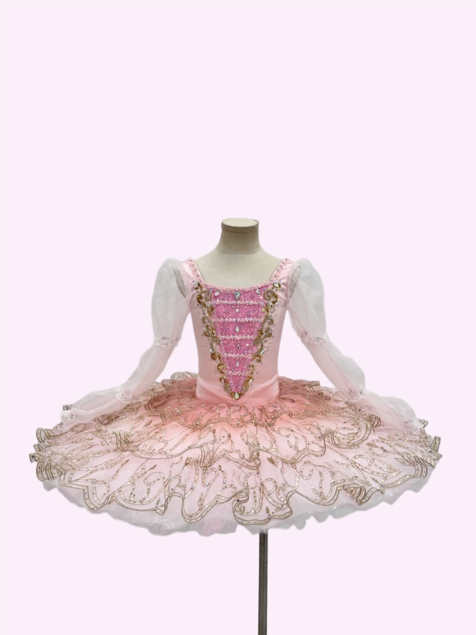 open lace back dress EM1338 EMTUTU Fairy Doll Variation Stage Ballet Costume Professional P main image 1