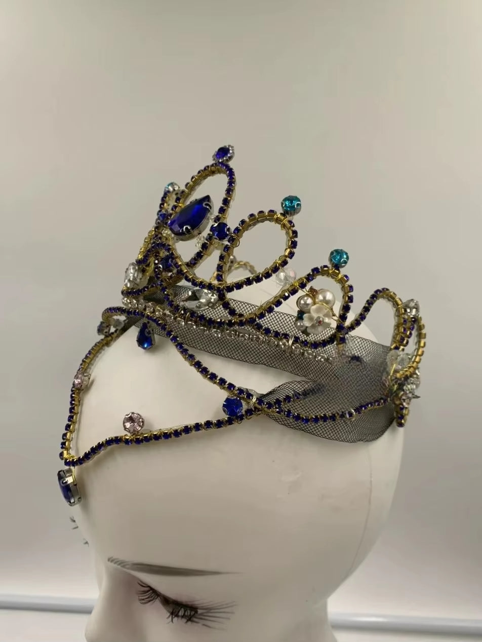 Blue Odalisque Headpiece