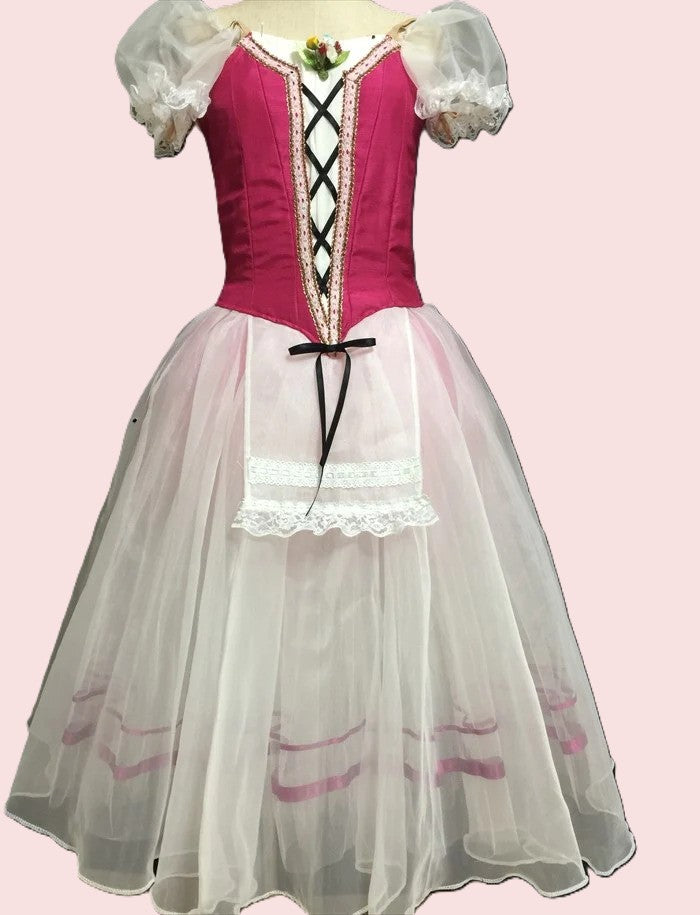 open lace back dress Giselle Act 1 - Professional Ballet Costume