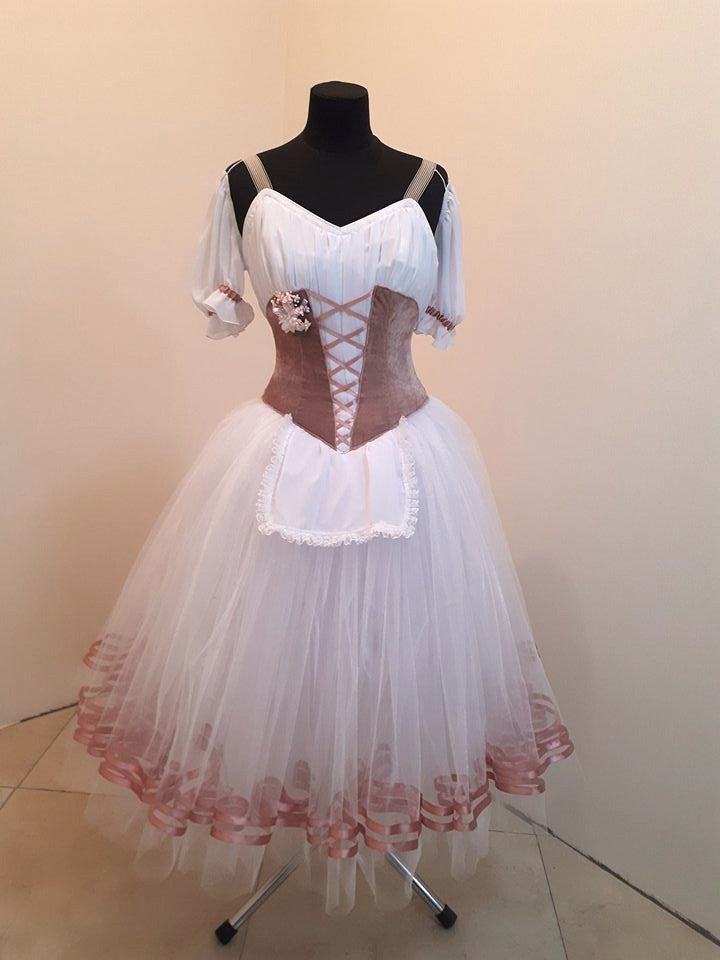 Giselle professional Ballet Tutu, Pink Romantic Tutu, Dancewear by Patricia