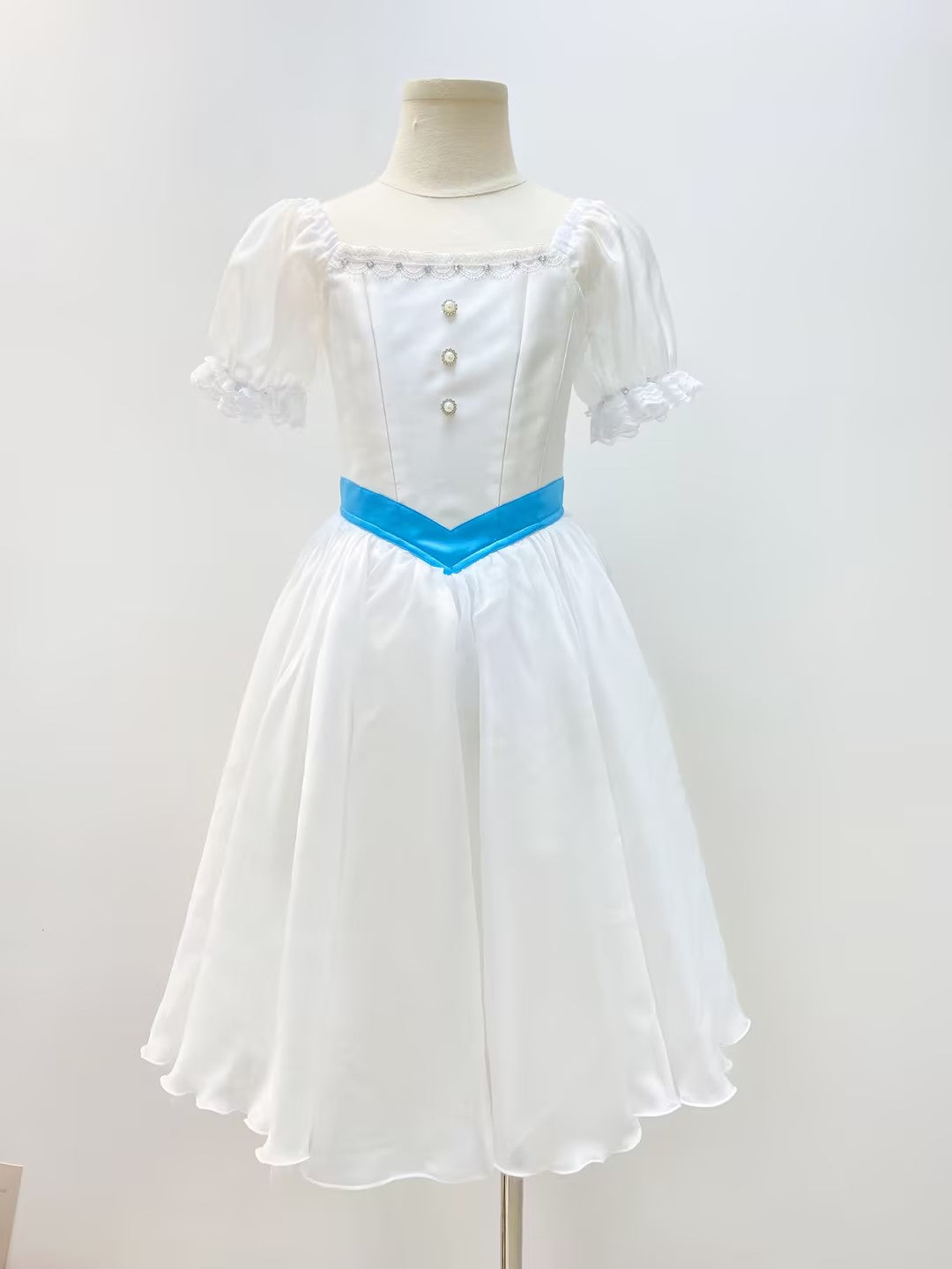nutcracker party scene dress This delicate lace gives the dress a lovely Victorian flairperfect for elegant weddings and for Party Scene dancers in The Nutcracker. Timeless charm meets stage-worthy style. ,