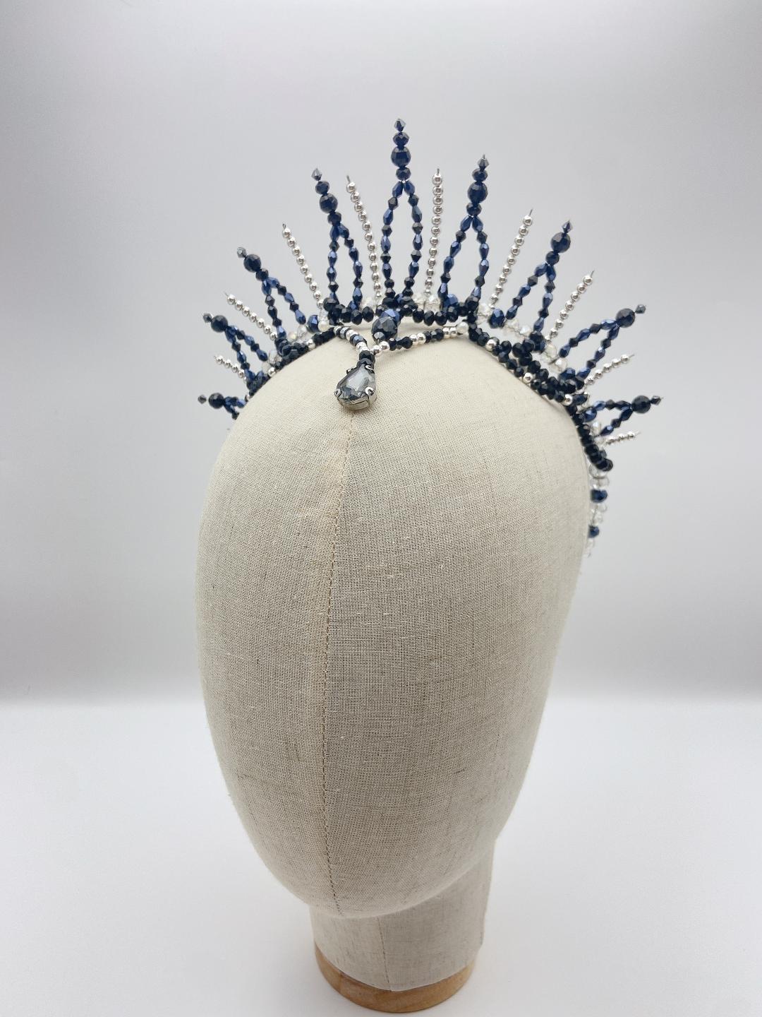 "Moonlight Black Swan" Professional Headpiece