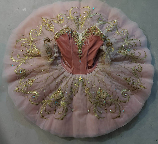Pink and Gold Sugar Plum - Dancewear by Patricia