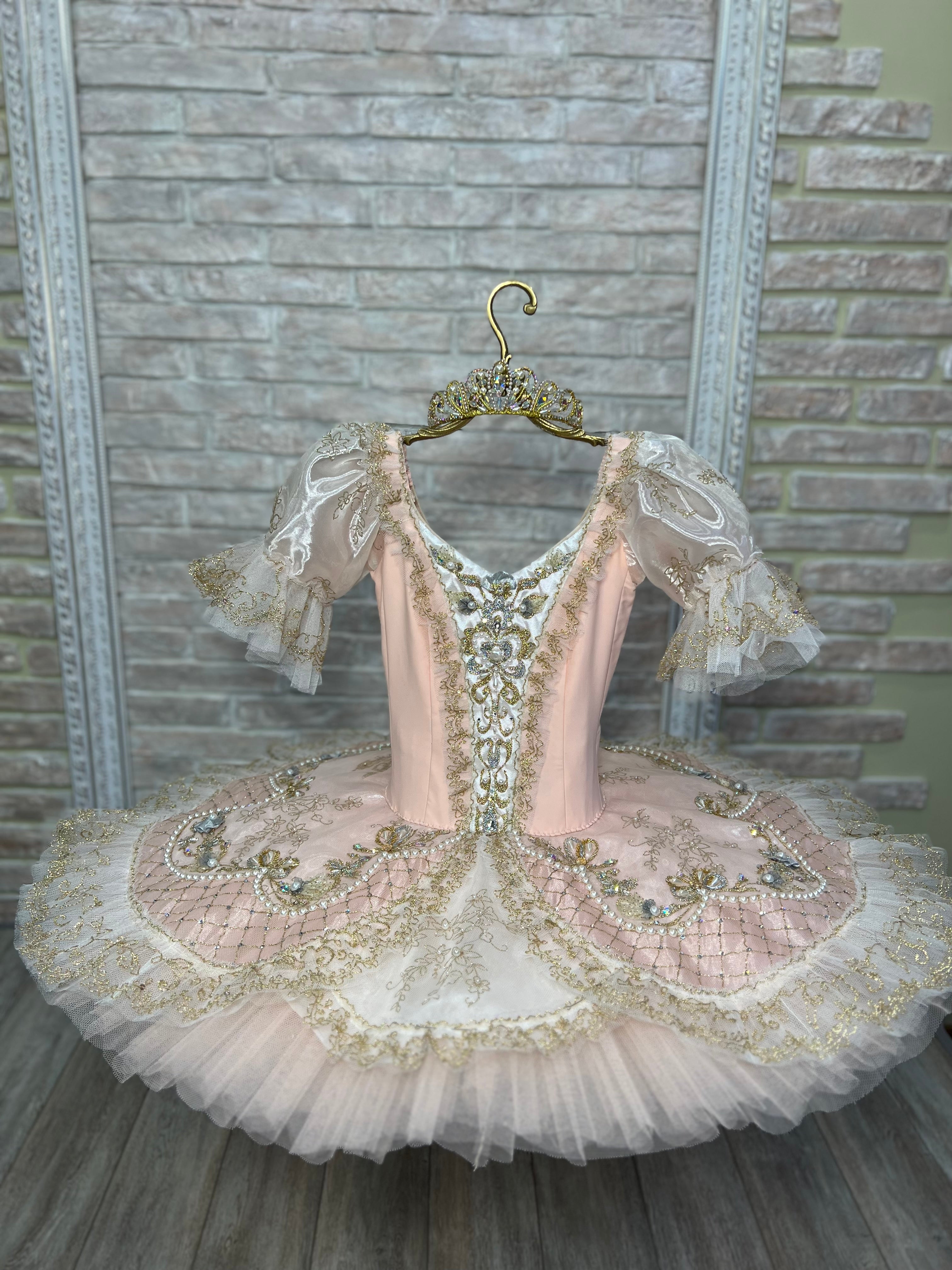 aurora sleeping beauty dress Princess Rosa Costume Luxury Girls Get it today P945 COSPLAY iridescent PINK Dress