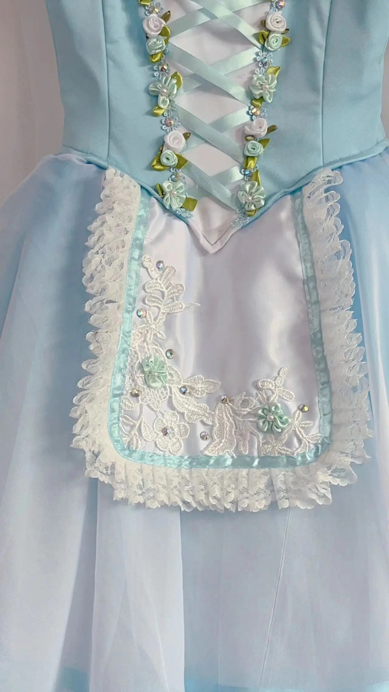 Turquoise Peasant Tutu