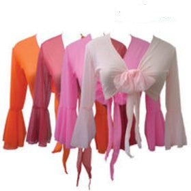 Adagio Crop Top with 3/4 sleeves - Dancewear by Patricia