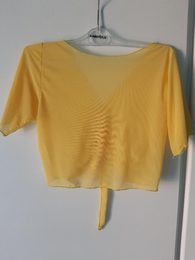 Sunflower Mesh Crop Top - Dancewear by Patricia