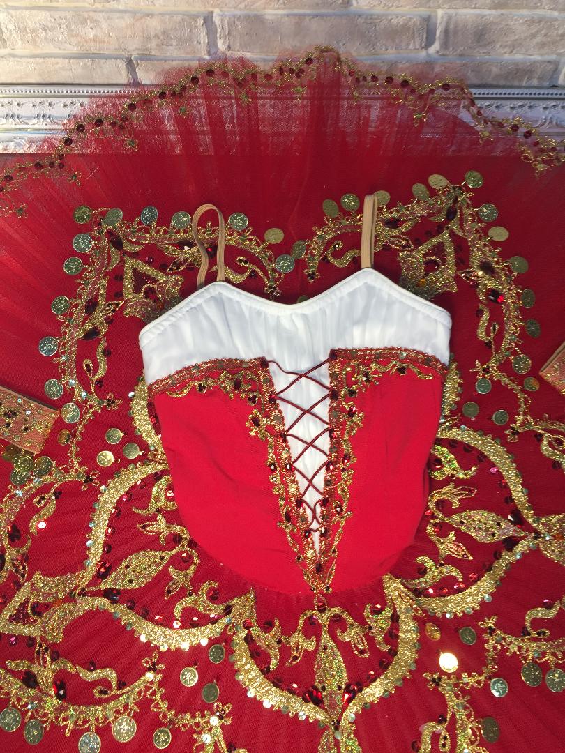 Esmeralda in Red - Dancewear by Patricia