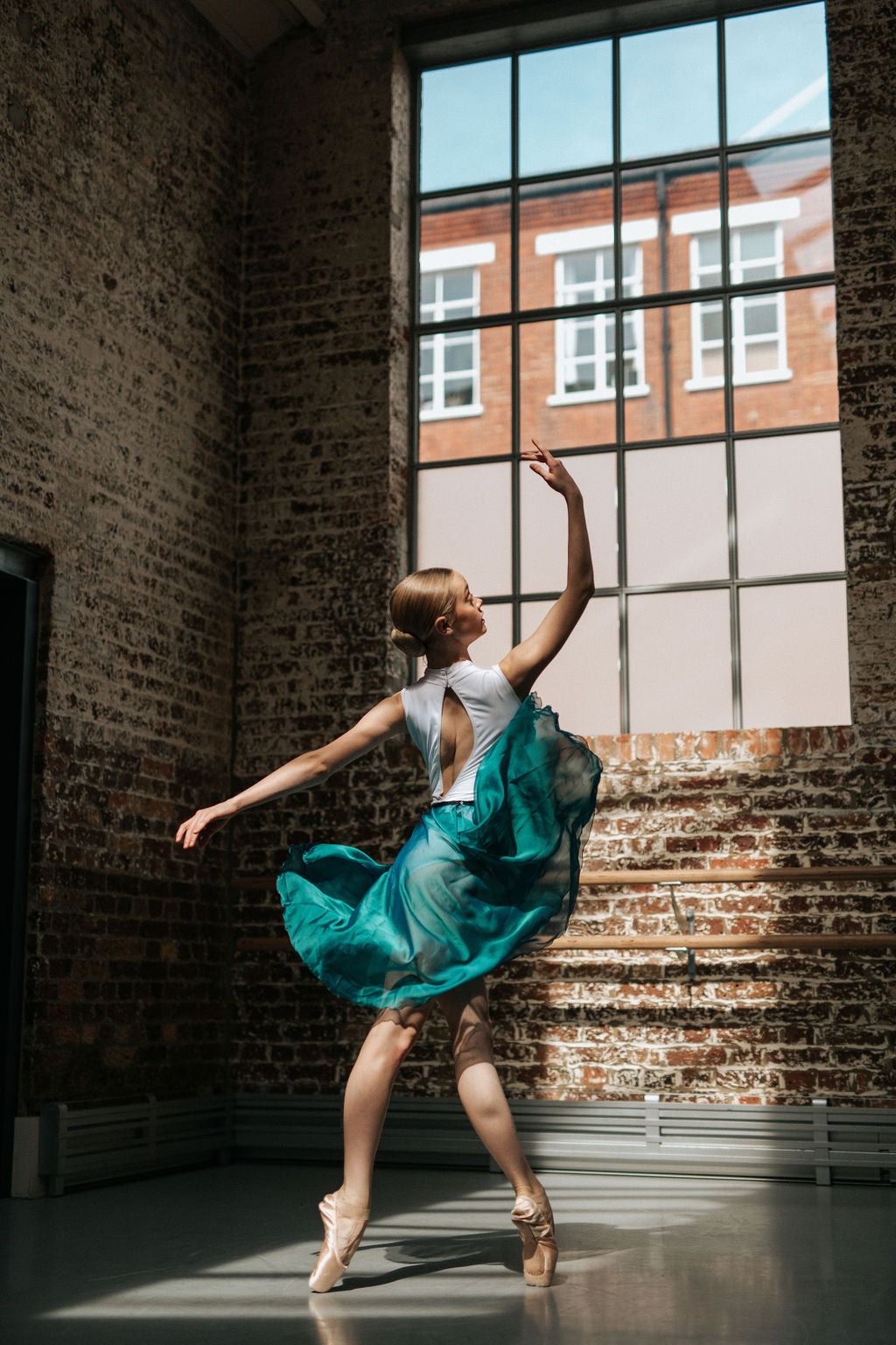 Circle Rehearsal Skirt Jade - Dancewear by Patricia