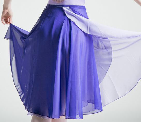 Chiffon Skirt with Double Color - Dancewear by Patricia