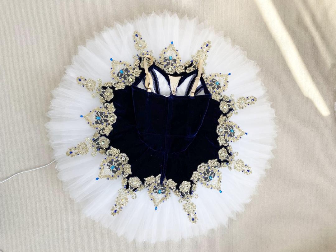 Dark Blue Flower - Dancewear by Patricia