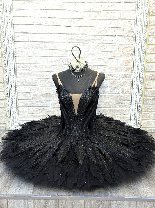"Black Swan Pas de Deux" - Dancewear by Patricia