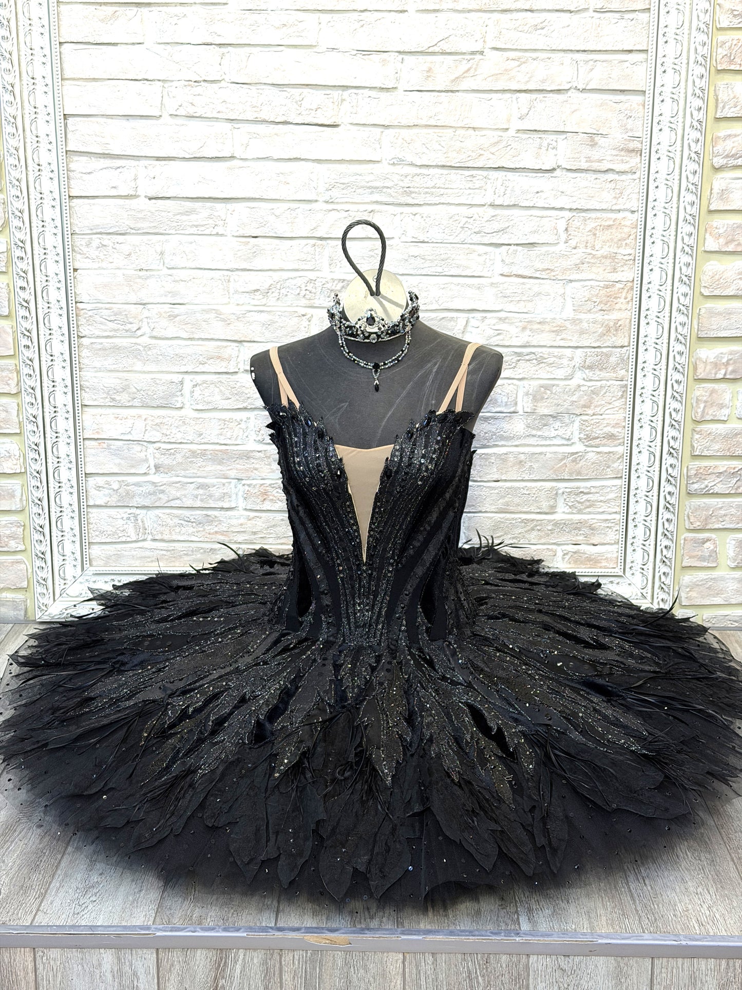 "Black Swan Pas de Deux" - Dancewear by Patricia