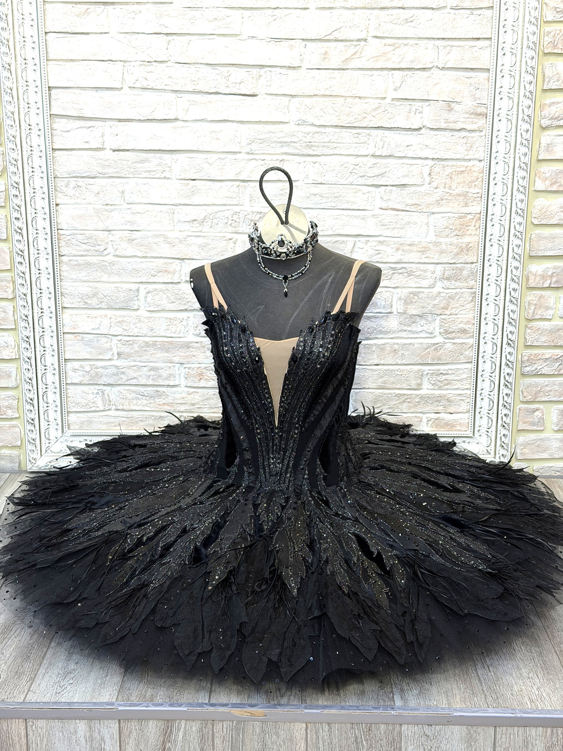 "Black Swan Pas de Deux" - Dancewear by Patricia
