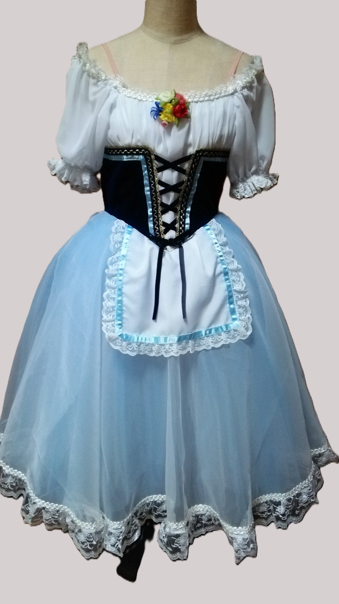 Professional Blue Romantic Tutu, Competition Giselle Tutu, Dancewear by Patricia