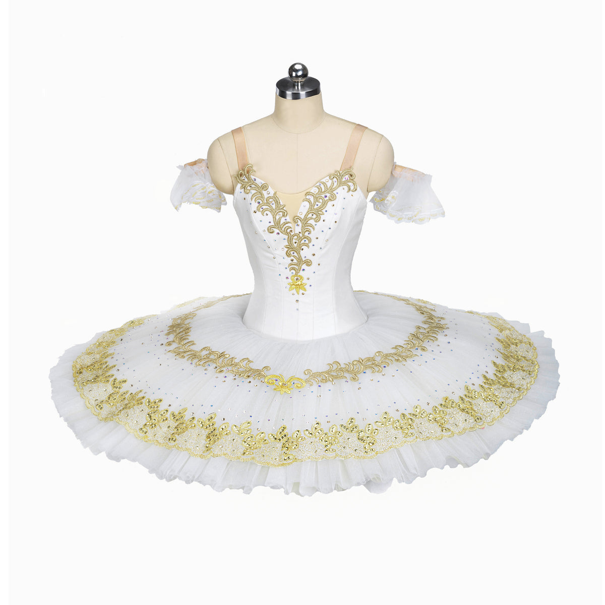 Kitri White and Gold - Dancewear by Patricia