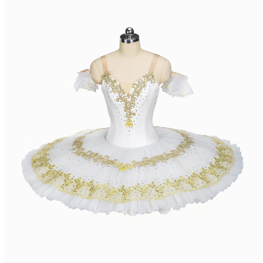 Kitri White and Gold - Dancewear by Patricia