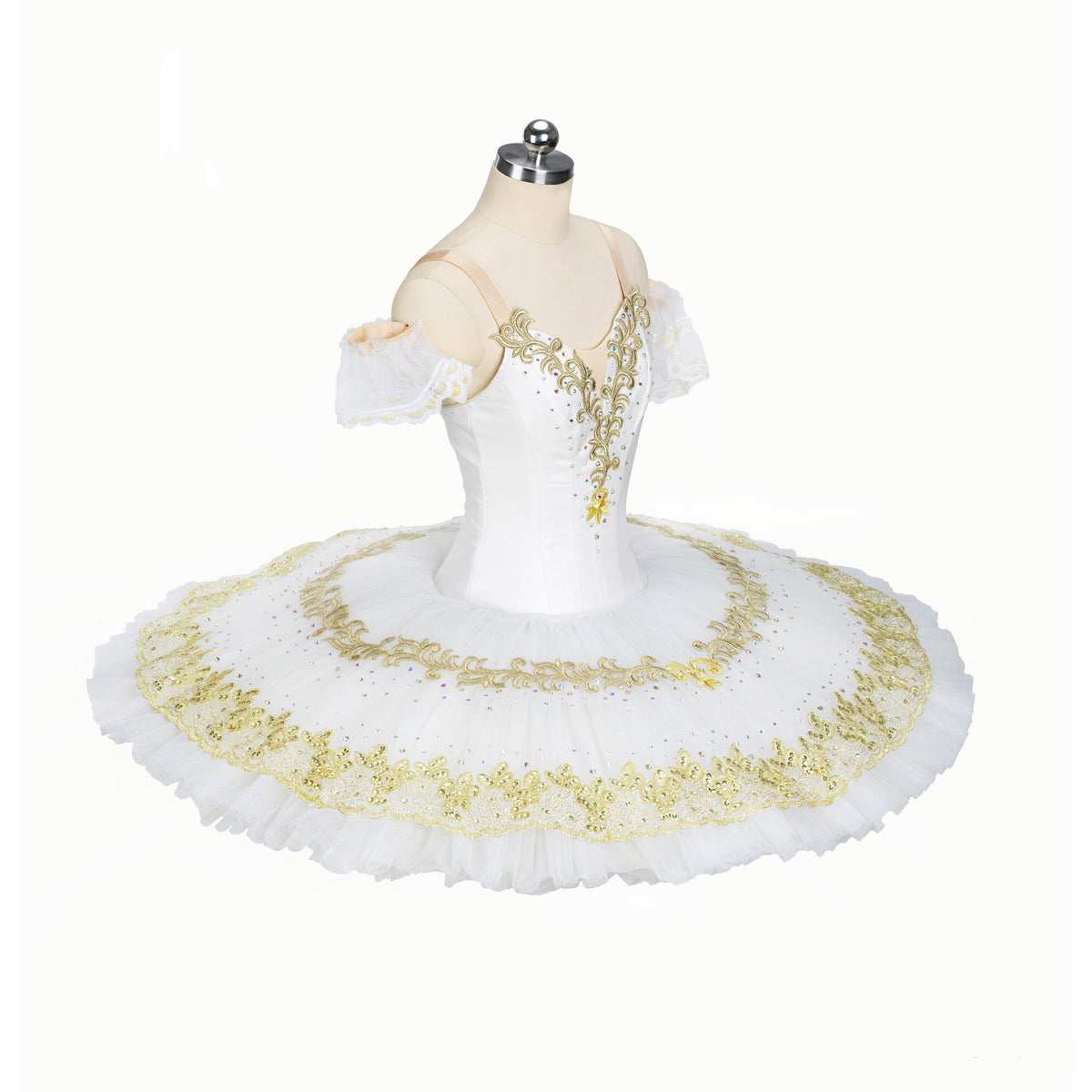 Kitri White and Gold - Dancewear by Patricia