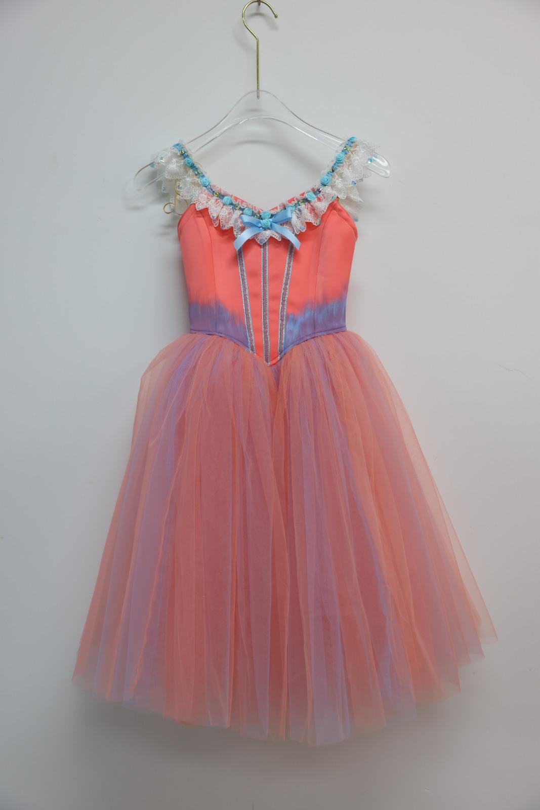 Peasant Peach and Lilac Costume Dancewear by Patricia Peasant Peach and Lilac Costume Dancewear by Patricia