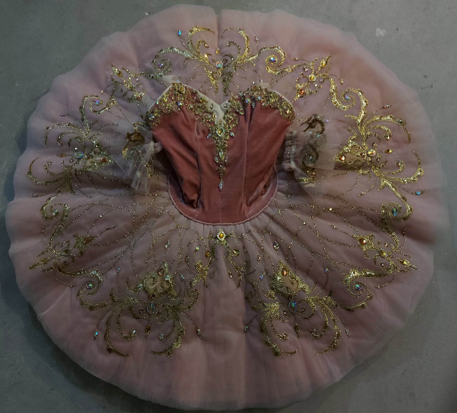 Pink and Gold Sugar Plum - Dancewear by Patricia