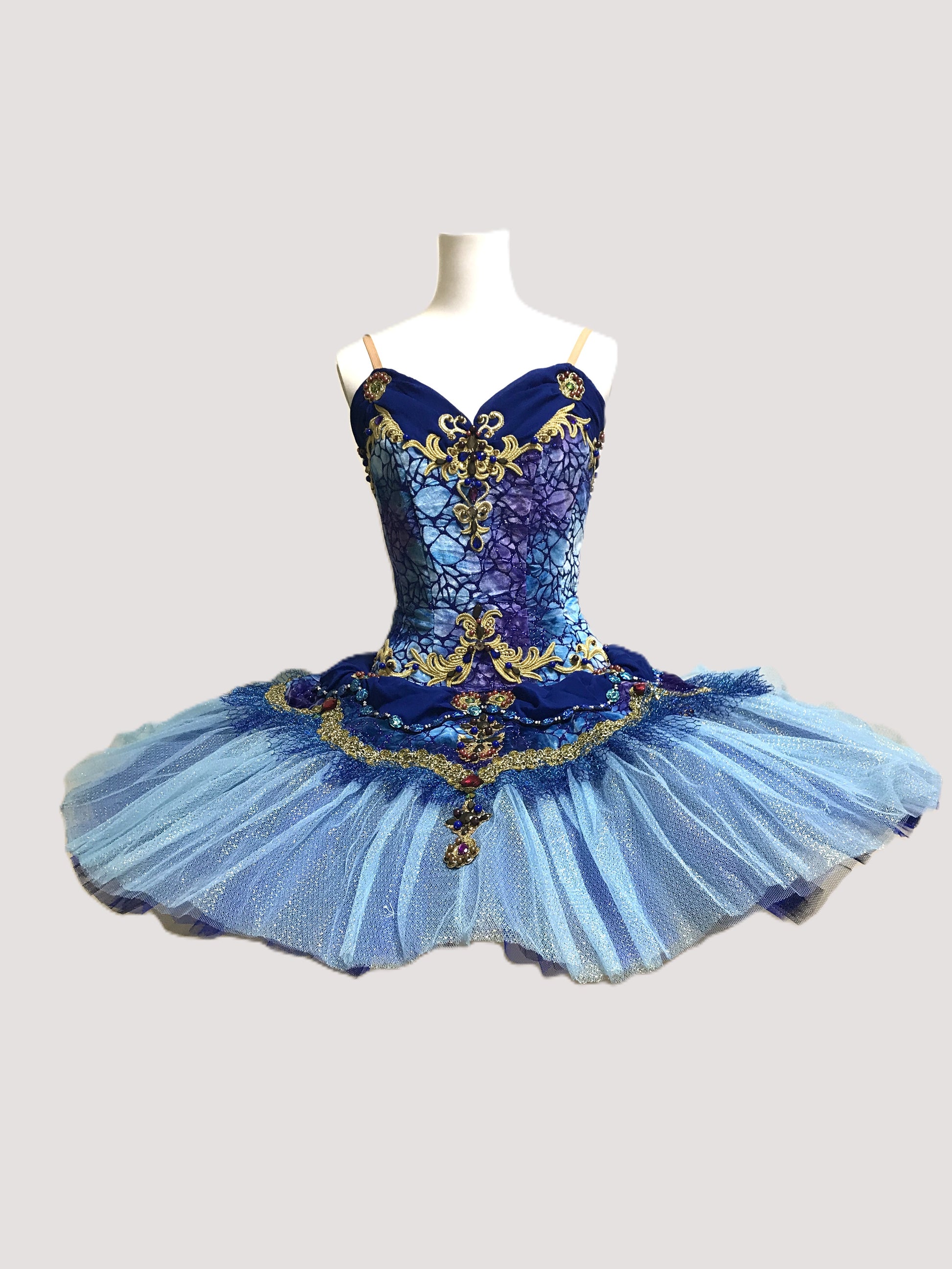 Japanese Blue Bird Tutu, Professional Blue Tutu, Princess Florina Tutu, Dancewear by Patricia