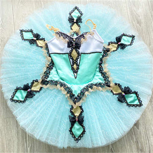 Turquoise Harlequinade - Dancewear by Patricia