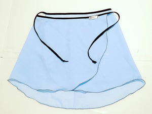 Light Blue Short Straight Cut Skirt - Dancewear by Patricia