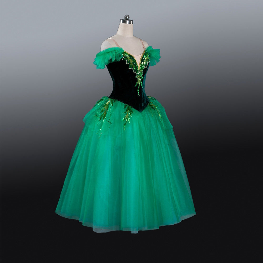 emerald green tutu dress Professional Green Emerald Green La Esmeralda Romantic Ballet TuTu Cos UniqueBallet