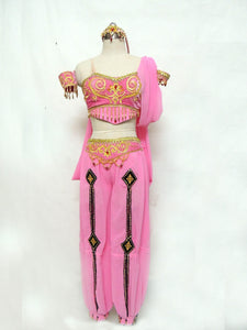 Costume de danse orientale Jasmine turquoise