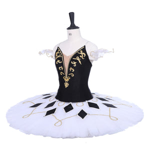 Black and White Harlequin - Dancewear by Patricia