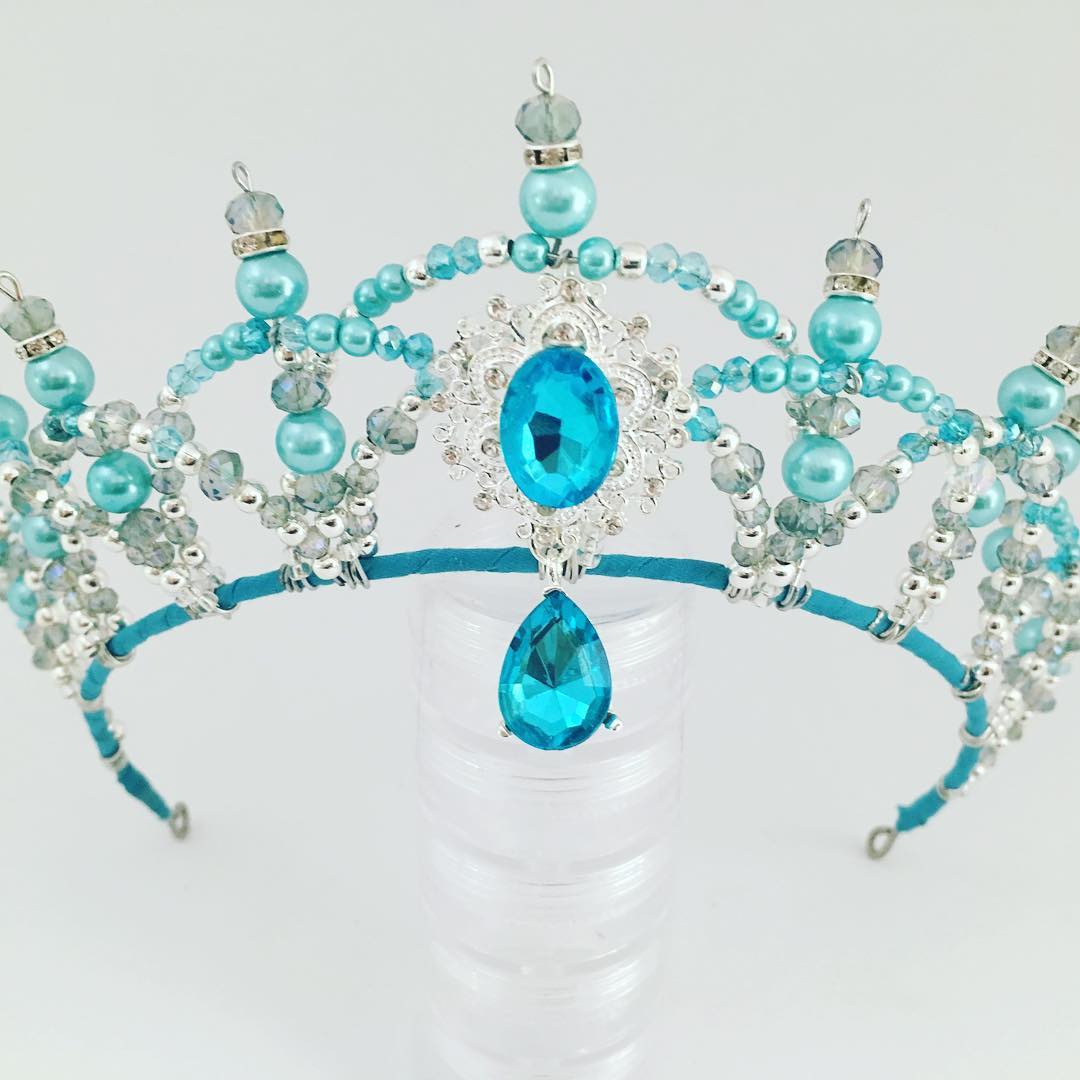 Blue Crystal Crown - Dancewear by Patricia
