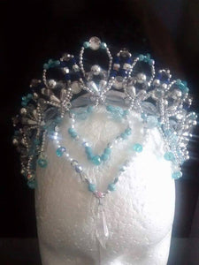 Blue Florina Headpiece - Dancewear by Patricia