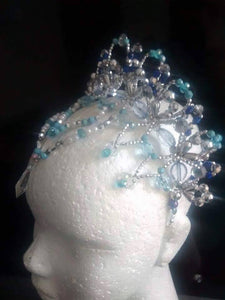 Blue Florina Headpiece - Dancewear by Patricia