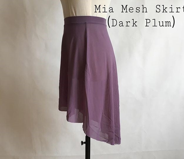 Dark Plum Circular Skirt - Dancewear by Patricia