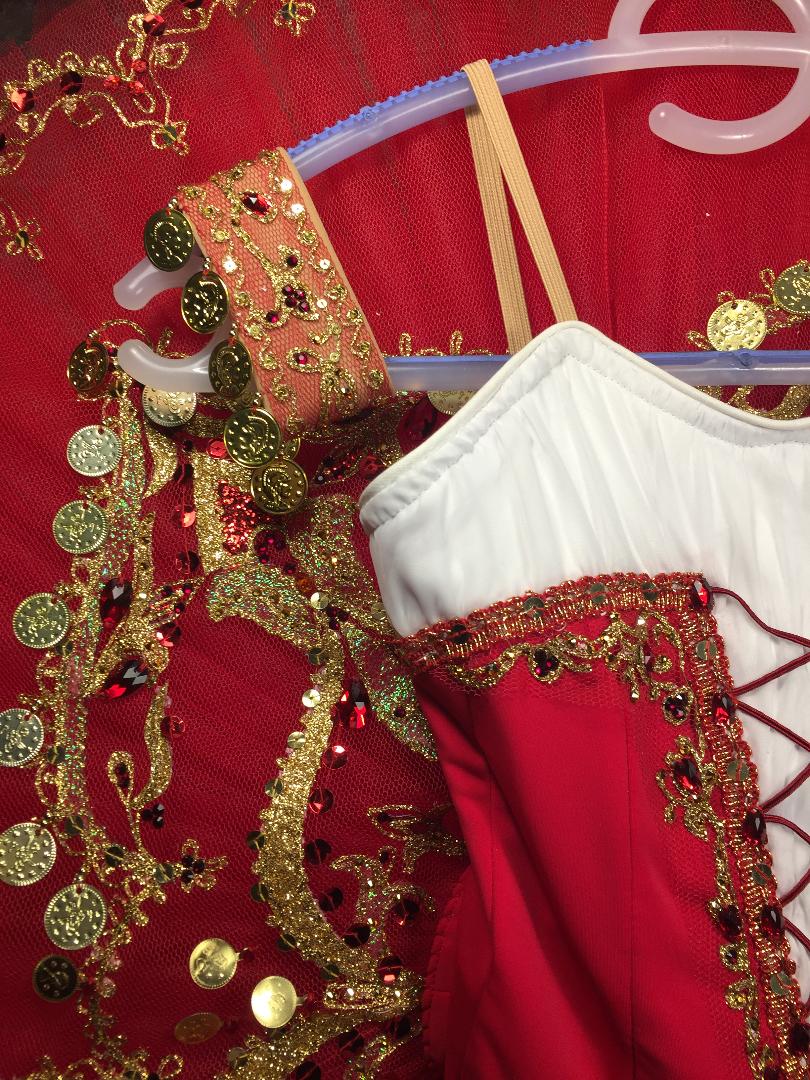 Esmeralda in Red - Dancewear by Patricia