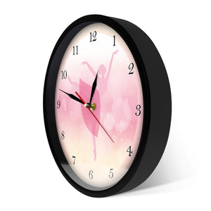 Pink Ballerina Wall Clock - Dancewear by Patricia