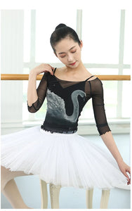 Swan Mesh Top - Dancewear by Patricia