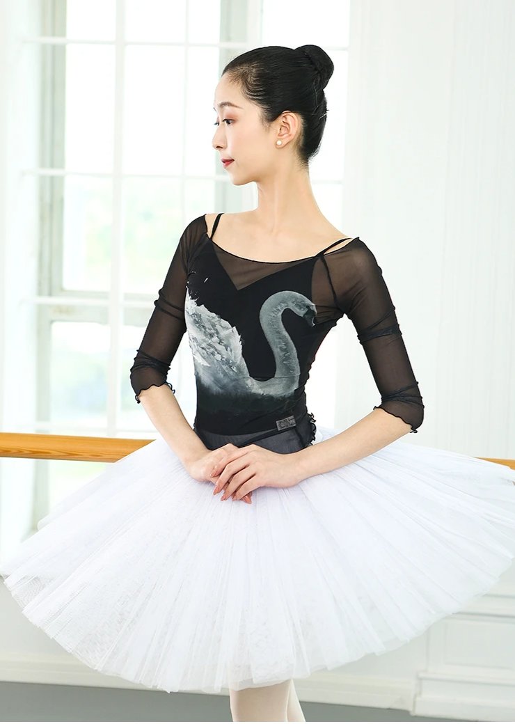 Swan Mesh Top - Dancewear by Patricia