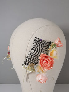 Flower Comb Headpiece - Dancewear by Patricia