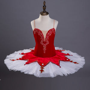 Paquita White and Red - Dancewear by Patricia