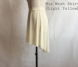 Light Yellow Mesh Circular Skirt - Dancewear by Patricia