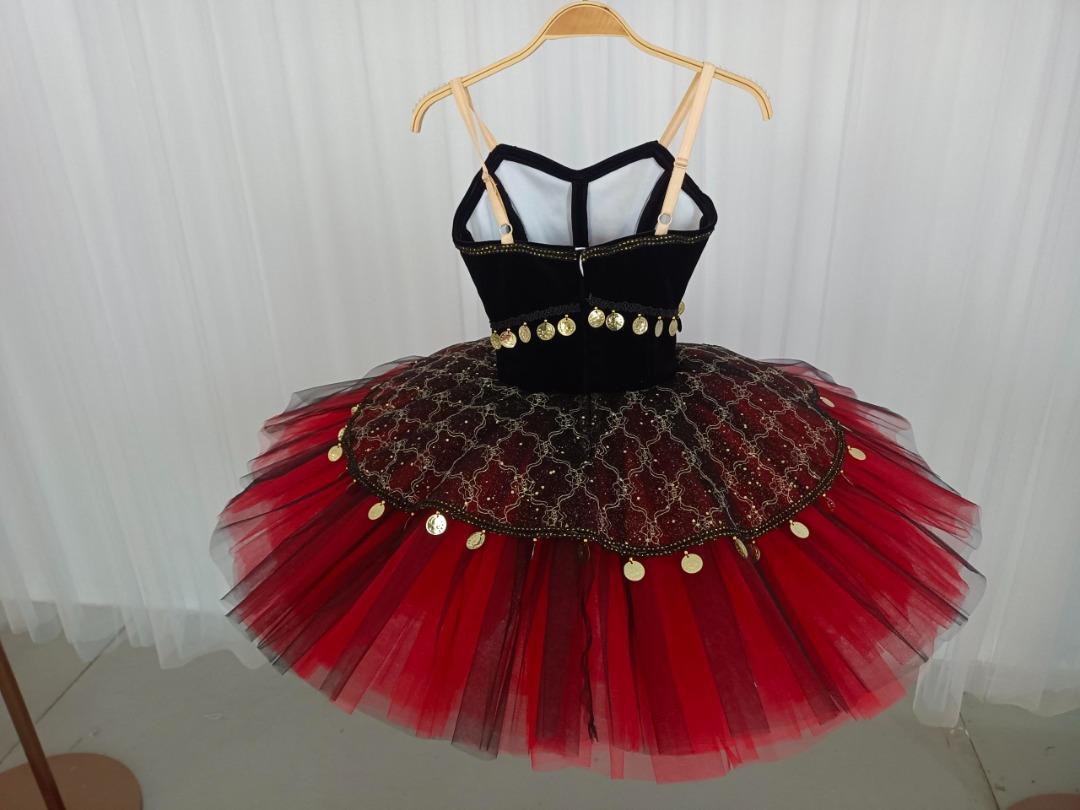 Red and Black Esmeralda Dancewear by Patricia Red and Black Esmeralda Dancewear by Patricia