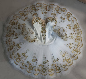 White and Gold Princess - Dancewear by Patricia