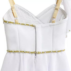 White and Gold Talisman - Dancewear by Patricia