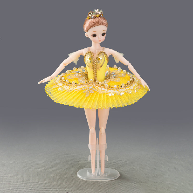 Ballerina Doll "The Canary Fairy" - Dancewear by Patricia